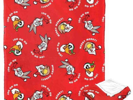 Warner Bros. Looney Tunes Merry Merry Silk Touch Throw Blanket 50x60 Inches Online Hot Sale