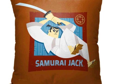 Cartoon Network Samurai Jack Samuari Savior Throw Pillow 18x18 Inches on Sale