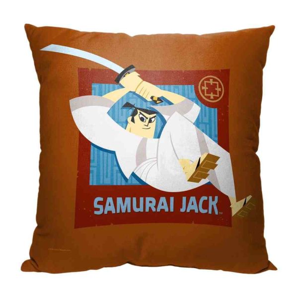 Cartoon Network Samurai Jack Samuari Savior Throw Pillow 18x18 Inches on Sale