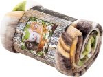 American Wilderness Collection Basket of Kittens Wilderness Raschel Throw Blanket 50x60 Inches Online Sale