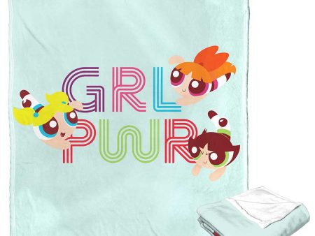 Cartoon Network Powerpuff Girls Girl Power Silk Touch Throw Blanket 50x60 Inches on Sale