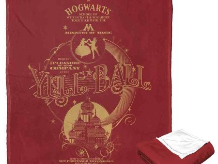 Warner Bros. Harry Potter Yule Ball Invitation Silk Touch Throw Blanket 50x60 Inches Online now