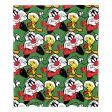 Warner Bros. Looney Tunes Holiday Dreamers Silk Touch Throw Blanket 50x60 Inches on Sale