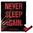 Warner Bros. Nightmare on Elm Street Never Sleep Again Silk Touch Throw Blanket 50x60 Inches Fashion