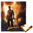 Disney Indiana Jones Kingdom Of The Crystal Skull Silk Touch Throw Blanket 50x60 Inches For Discount