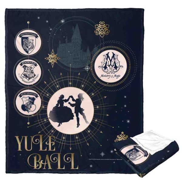 Warner Bros. Harry Potter Yule Ball Silk Touch Throw Blanket 50x60 Inches on Sale