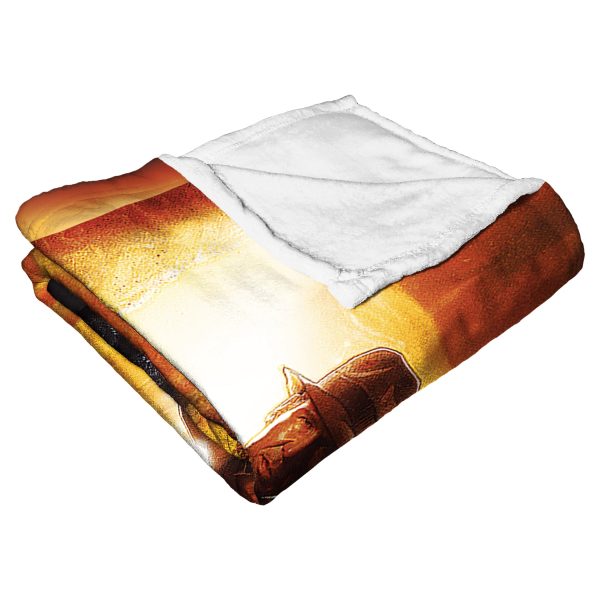 Disney Indiana Jones Kingdom Of The Crystal Skull Silk Touch Throw Blanket 50x60 Inches For Discount