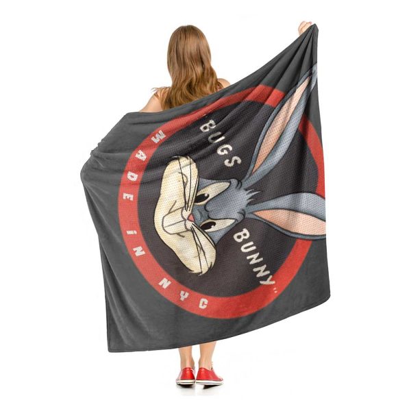 Warner Bros. Looney Tunes Made In Ny Silk Touch Throw Blanket 50x60 Inches Fashion