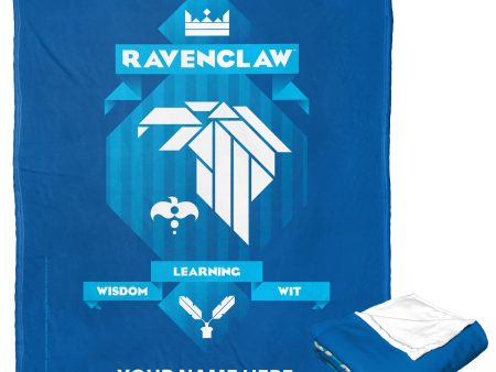 Warner Bros. Harry Potter Ravenclaw Wit Personalized Silk Touch Throw Blanket 50x60 Inches Cheap