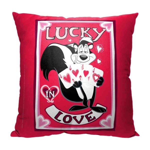 Warner Bros. Looney Tunes Lucky In Love Throw Pillow 18x18 Inches Cheap