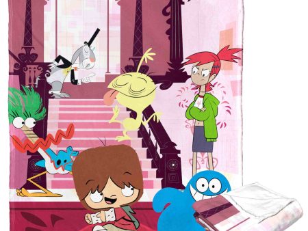 Cartoon Network Foster s Home For Imaginary Friends No Running In The Halls Silk Touch Throw Blanket 50x60 Inches Online Hot Sale