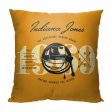 Disney Indiana Jones Dial Of Destiny Adventure Begins Again Throw Pillow 18x18 Inches Online now