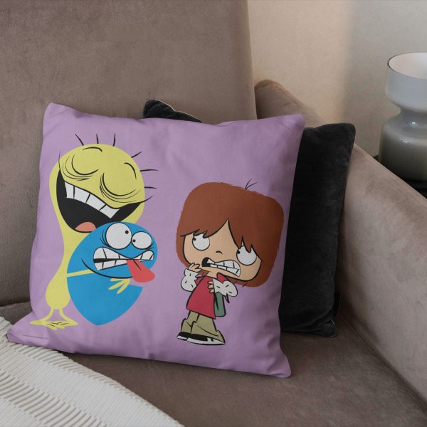 Cartoon Network Foster s Home For Imaginary Friends Bring It In Throw Pillow 18x18 inches Online now