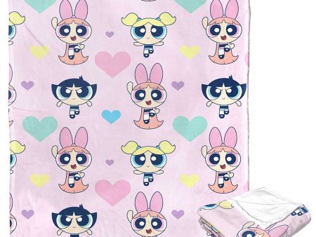 Cartoon Network Powerpuff Girls Raindow Power Silk Touch Throw Blanket 50x60 Inches For Discount