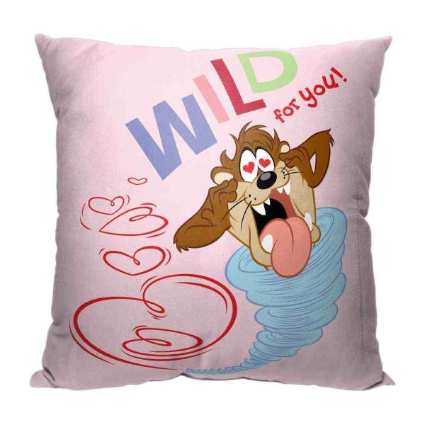 Warner Bros. Looney Tunes Wild For You Throw Pillow 18x18 Inches Online now