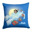 Warner Bros. Justice League Winter Wonderland Throw Pillow 18x18 Inches Online Sale