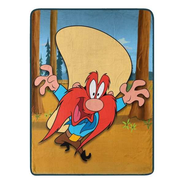 Warner Bros. Looney Tunes Namby Bamby Micro Raschel Throw Blanket 46x60 Inches on Sale