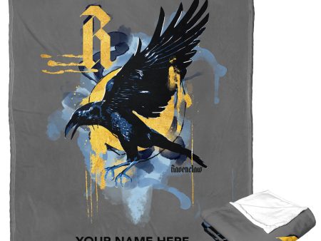 Warner Bros. Harry Potter Watercolor Ravenclaw Personalized Silk Touch Throw Blanket 50x60 Inches For Discount