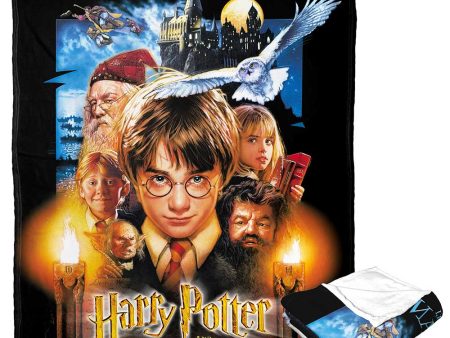 Warner Bros. Harry Potter Sorcerer s Stone Silk Touch Throw Blanket 50x60 Inches Supply