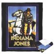 Disney Indiana Jones Classic Indy Silk Touch Throw Blanket 50x60 Inches For Sale