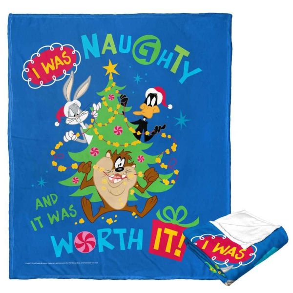 Warner Bros. Looney Tunes Naught And Worth It Silk Touch Throw Blanket 50x60 Inches Online Hot Sale