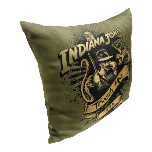 Disney Indiana Jones Trust Me Pillow 18x18 Inches Discount