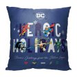 Warner Bros. Justice League Heroic Holidays Throw Pillow 18x18 Inches For Sale