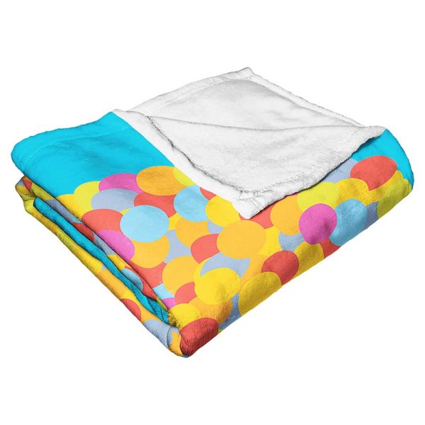 Disney Pixar UP Balloon Heart Silk Touch Throw Blanket 50x60 Inches Supply