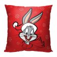 Warner Bros. Looney Tunes Holiday Bugs Throw Pillow 18x18 Inches Discount