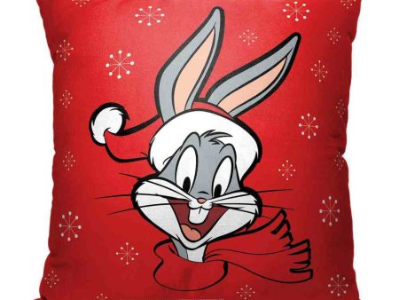 Warner Bros. Looney Tunes Holiday Bugs Throw Pillow 18x18 Inches Discount