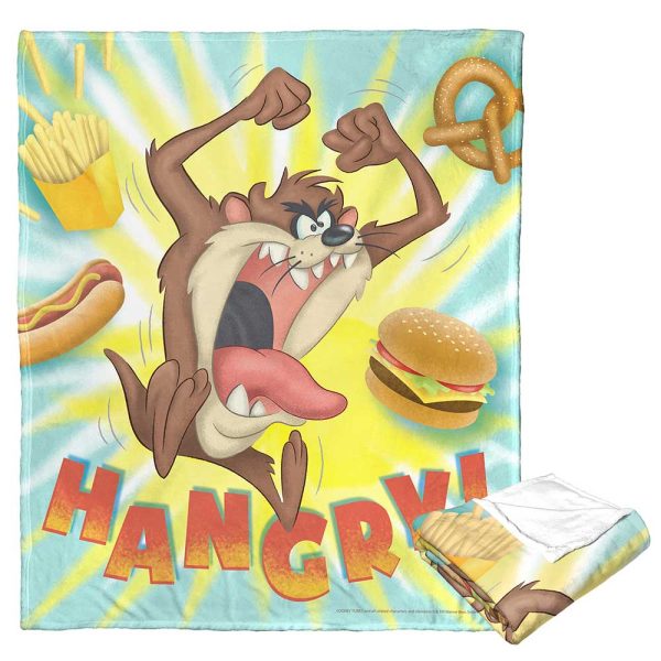 Warner Bros. Looney Tunes Hangry Silk Touch Throw Blanket 50x60 Inches Cheap