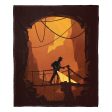 Disney Indiana Jones Dial Of Destiny Tread Carefully Silk Touch Throw Blanket 50x60 Inches Online