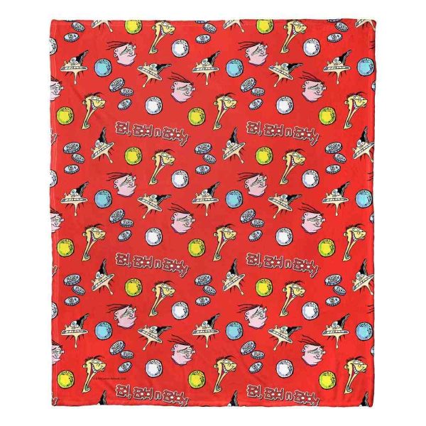 Cartoon Network Ed Edd N Eddy Ed Boys Pattern Silk Touch Throw Blanket 50x60 Inches on Sale