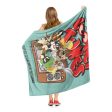 Warner Bros. Looney Tunes Super Saturday Silk Touch Throw Blanket 50x60 Inches Fashion