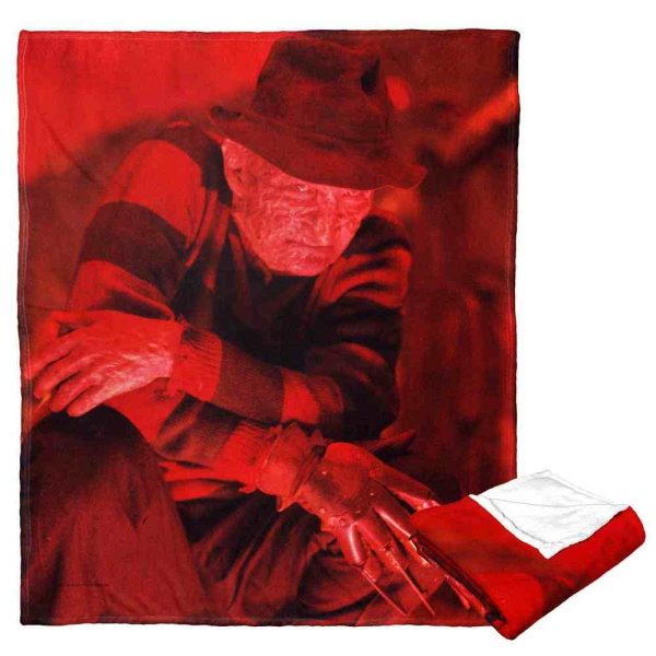 Warner Bros. Nightmare on Elm Street Hellish Glow Silk Touch Throw Blanket 50x60 Inches Fashion