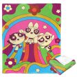 Cartoon Network Powerpuff Girls 70S Style Puffs Silk Touch Throw Blanket 50x60 Inches Hot on Sale