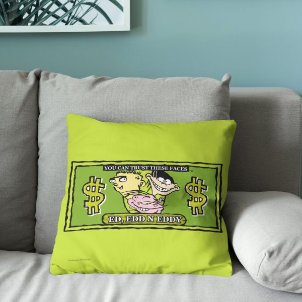 Cartoon Network Ed Edd N Eddy Trustworthy Faces Throw Pillow 18x18 Inches Hot on Sale