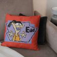 Cartoon Network Ed Edd N Eddy Edd Throw Pillow 18x18 Inches For Cheap