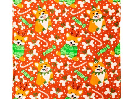 Christmas Corgies Silk Touch Throw Blanket 50x60 Inches Online Hot Sale