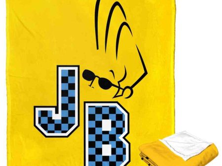 Cartoon Network Johnny Bravo Jb Silk Touch Throw Blanket 50x60 Inches Sale