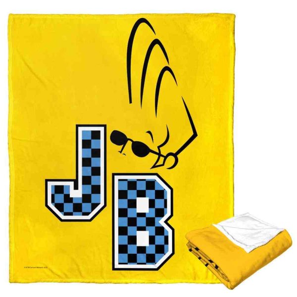 Cartoon Network Johnny Bravo Jb Silk Touch Throw Blanket 50x60 Inches Sale