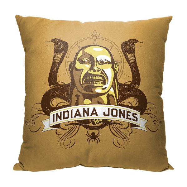 Disney Indiana Jones Totem Pillow 18x18 Inches on Sale