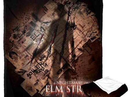 Warner Bros. Nightmare on Elm Street Evidence Silk Touch Throw Blanket 50x60 Inches Sale