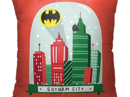 Warner Bros. Justice League Gotham Globe Throw Pillow 18x18 Inches Online now