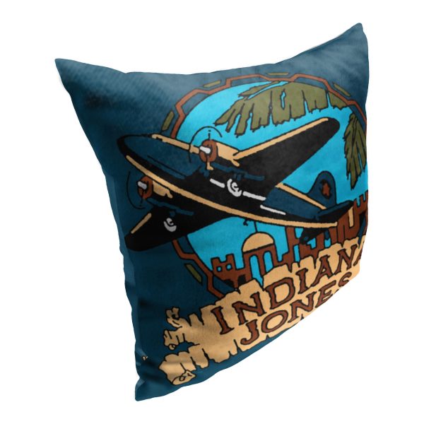 Disney Indiana Jones To The Next Adventure Pillow 18x18 Inches on Sale