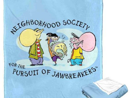 Cartoon Network Ed Edd N Eddy Pursuit Of Jawbreakers Silk Touch Throw Blanket 50x60 Inches Hot on Sale