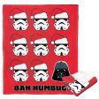 Disney Star Wars Bah Humbug Silk Touch Throw Blanket 50x60 Inches Online Hot Sale