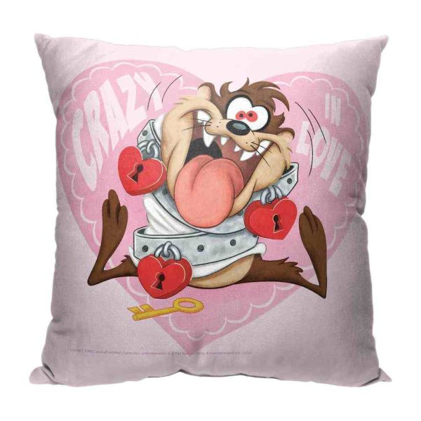 Warner Bros. Looney Tunes Crazy In Love Throw Pillow 18x18 Inches For Cheap