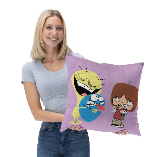 Cartoon Network Foster s Home For Imaginary Friends Bring It In Throw Pillow 18x18 inches Online now