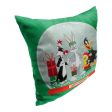 Warner Bros. Looney Tunes Silly Snowglobe Throw Pillow 18x18 Inches Discount